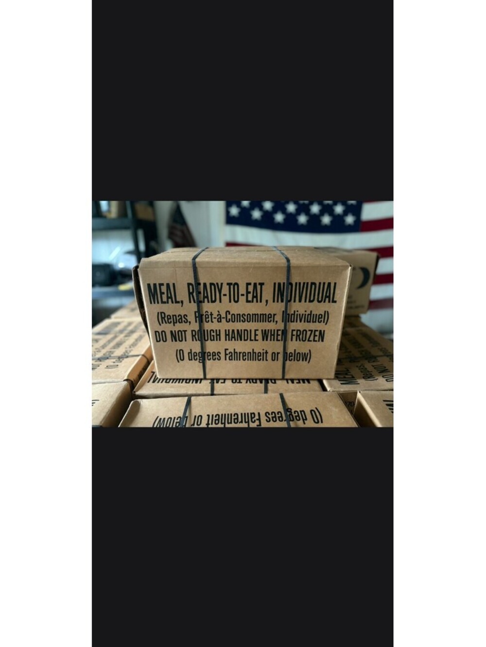 MRE MENUS 1-12, 13-24 Ready-to-Eat Cases Inspected 2025